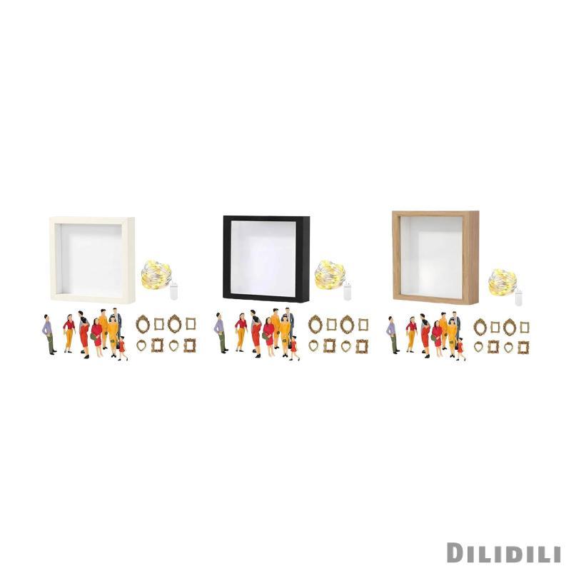 [Dilidili] DIY Mini Museum Silhouette Box Museum of US Box สําหรับของขวัญวาเลนไทน์
