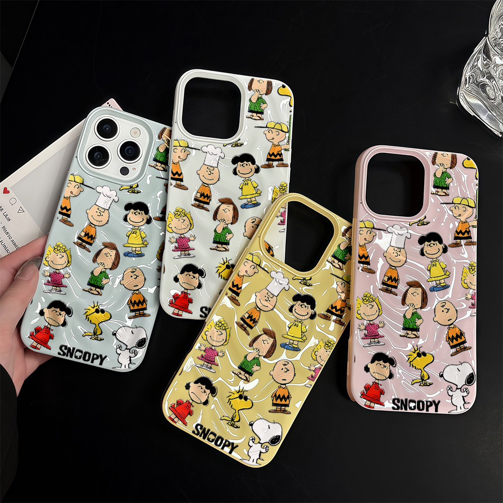 ✨จัดส่งฟรีในพื้นที่✨การ์ตูนตัวอักษรอุกกาบาตเคสโทรศัพท์สำหรับiPhone 16 15 14 13 12 11 6 7 8 Plus Pro Promax