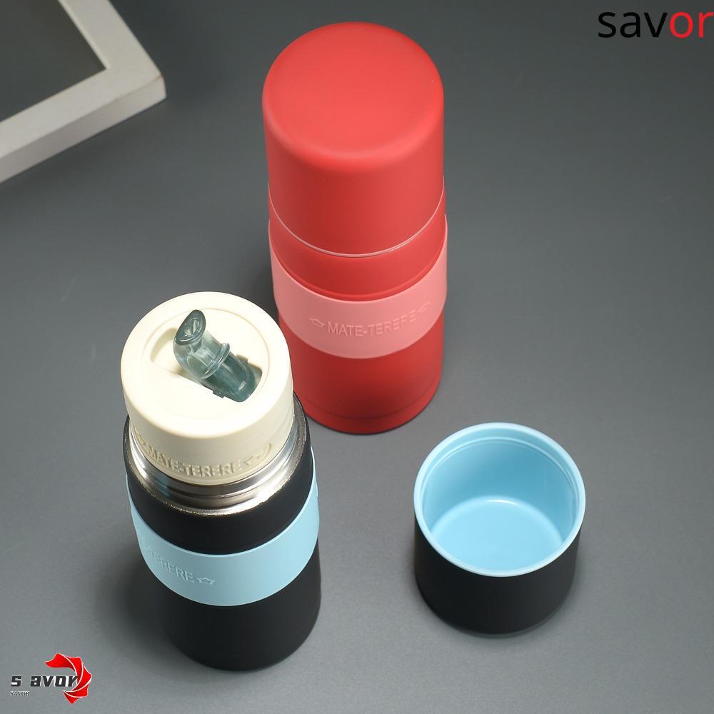 CHROM ถ้วยชา Yerba Mate, สแตนเลสพร้อมหลอดกรองถ้วยน้ํา Yerba Mate, ทนทานป้องกันการรั่ว 700/500ml สําน