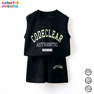 ชุดกีฬาเด็ก ชุดบาสเด็ก ชุดเสื้อกล้ามเด็ก เสื้อกล้าม+กางเกงขา…