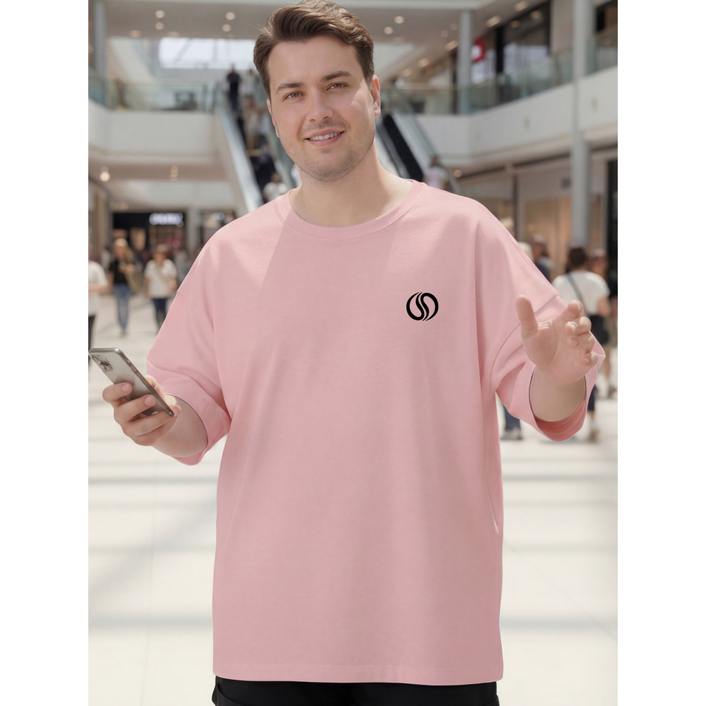 2S084B [AIYOU] Lelaki Baju T เสื้อผู้ชาย TShirt XL-5XL รอบคอขนาดใหญ่ TShirt สไตล์เกาหลี Plus ขนาดเสื