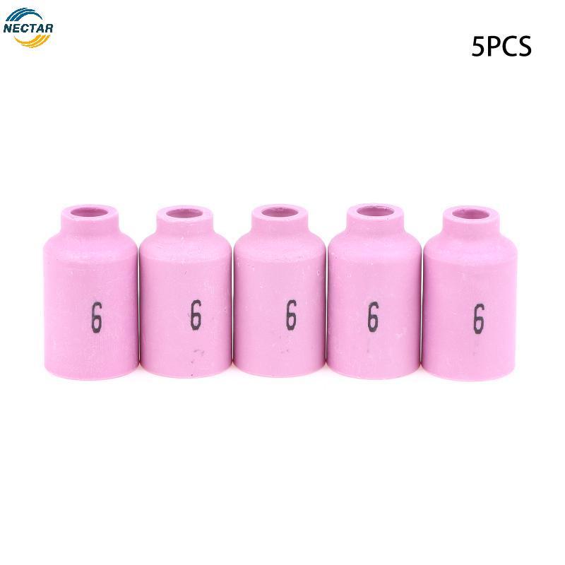 TAR 42 มม.54N14 54N15 54N16 54N17 54N18 Alumina เซรามิคหัวฉีดสําหรับ TIG WP17 18 26 ไฟฉายเชื่อมอุปกร