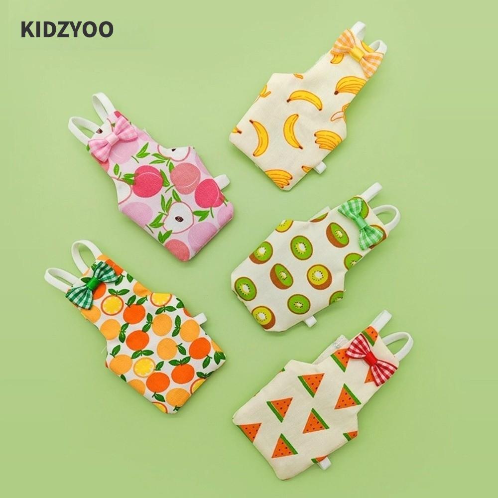 KIDZYOO Parrot Diaper,ล้างทําความสะอาดได้ Breathable Parrot Flight Suit,ผลไม้ที่มีสีสัน Bowtie Keep Bird เสื้อผ้าสวมใส่ทุกวัน