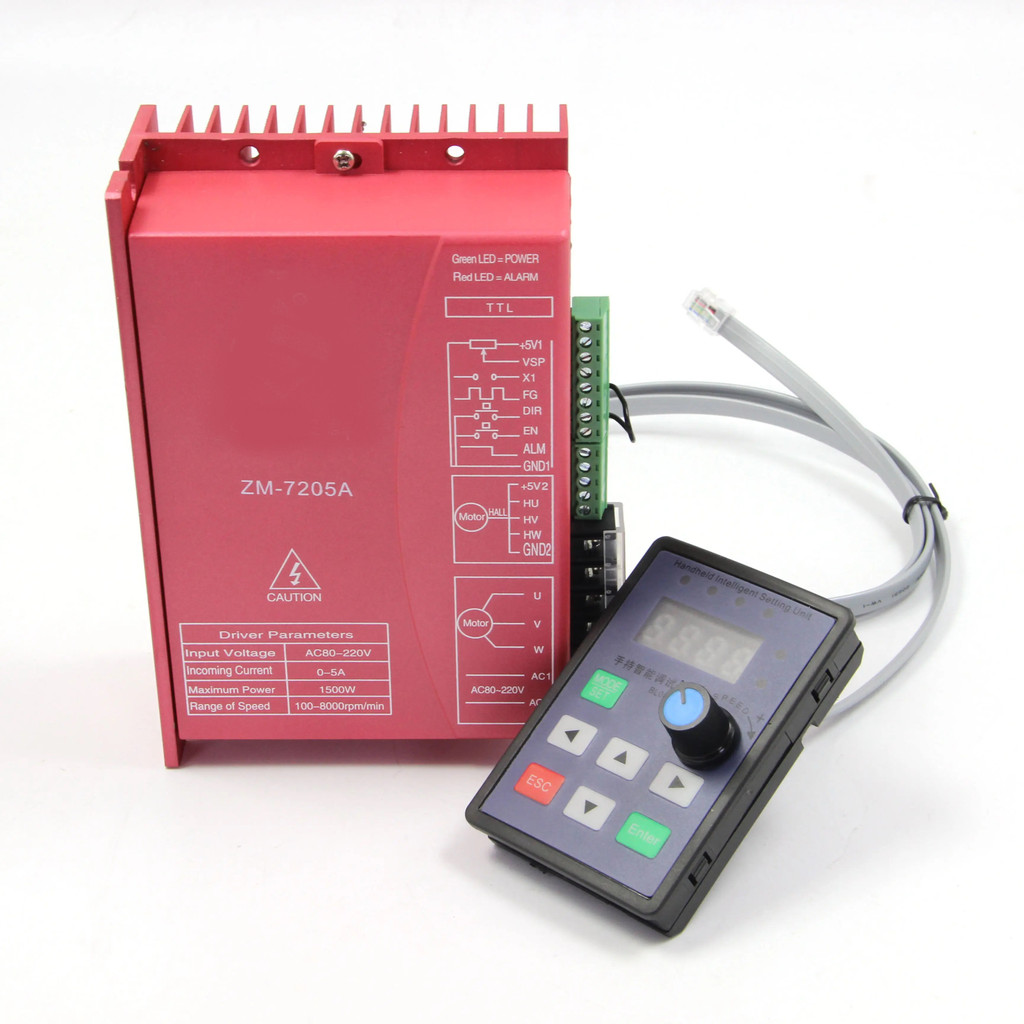 Dans Dans ขายร้อน AC 220V ไฟฟ้า BLDC มอเตอร์ Controller Brushless Bldc มอเตอร์ควบคุมความเร็ว Driver