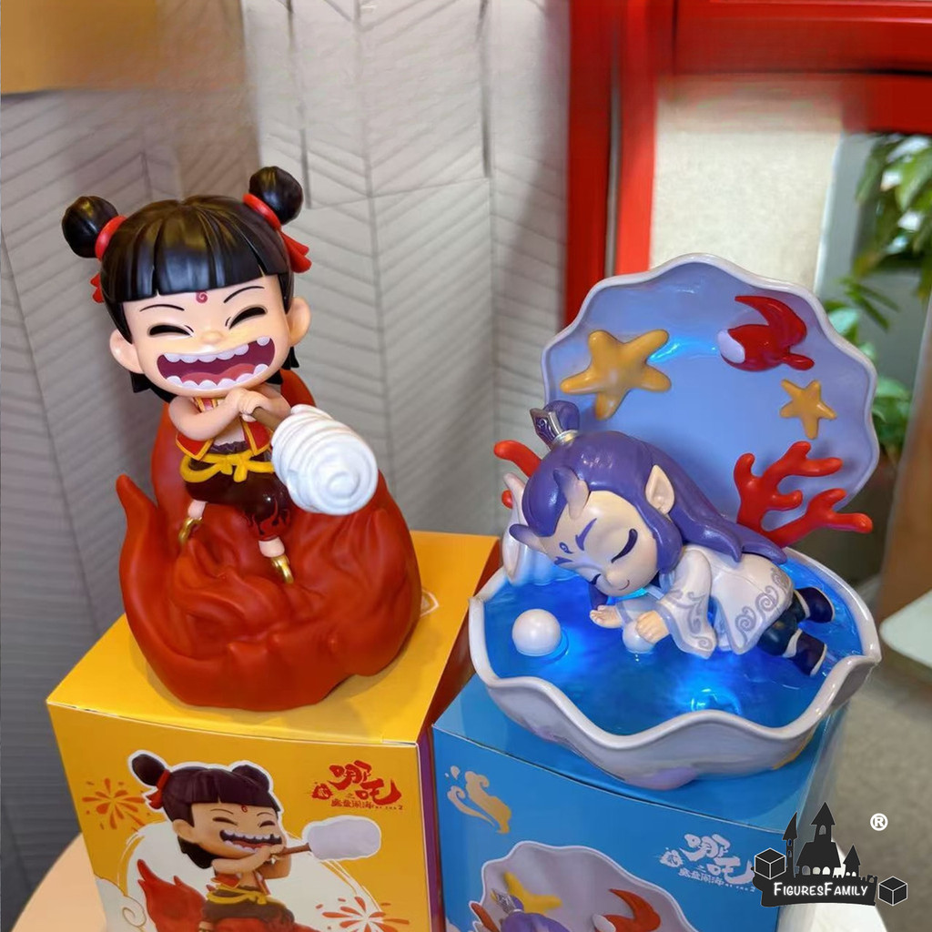 [ของแท้] ฟิกเกอร์ KFC x Nezha 2026 และของขวัญเครื่องประดับตุ๊กตาไฟกลางคืน Ao Bing