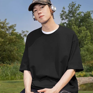 YOOSTRY เสื้อยืด 220G Cotton100% Oversize ผ้าหนาไม่บาง ทรงสวย S-4XL