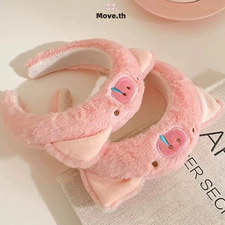 ในไทย-พร้อมส่ง✨2026ใหม่น่ารักหมูสีชมพูการ์ตูนตุ๊กตาคาดศีรษะผมวงเครื่องประดับผม เครื่องประดับผมแฟชั่น