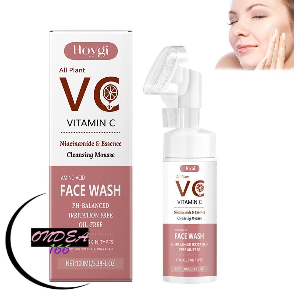 ONDEAL66 Face Foam Wash, Gentle & ไม่ระคายเคือง Moisturizing Face Wash, Brightening Natural Vitamin 