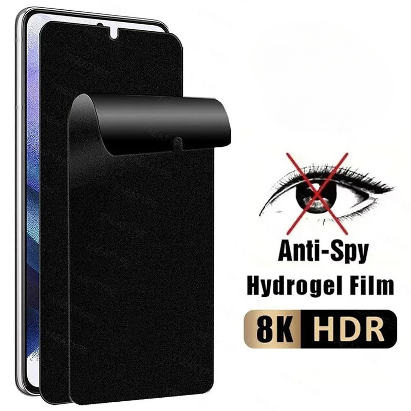 1-2 ชิ้นความเป็นส่วนตัว Soft Hydrogel ฟิล์ม Anti Spy ลายนิ้วมือป้องกันหน้าจอสําหรับ Honor X9d X9c X9