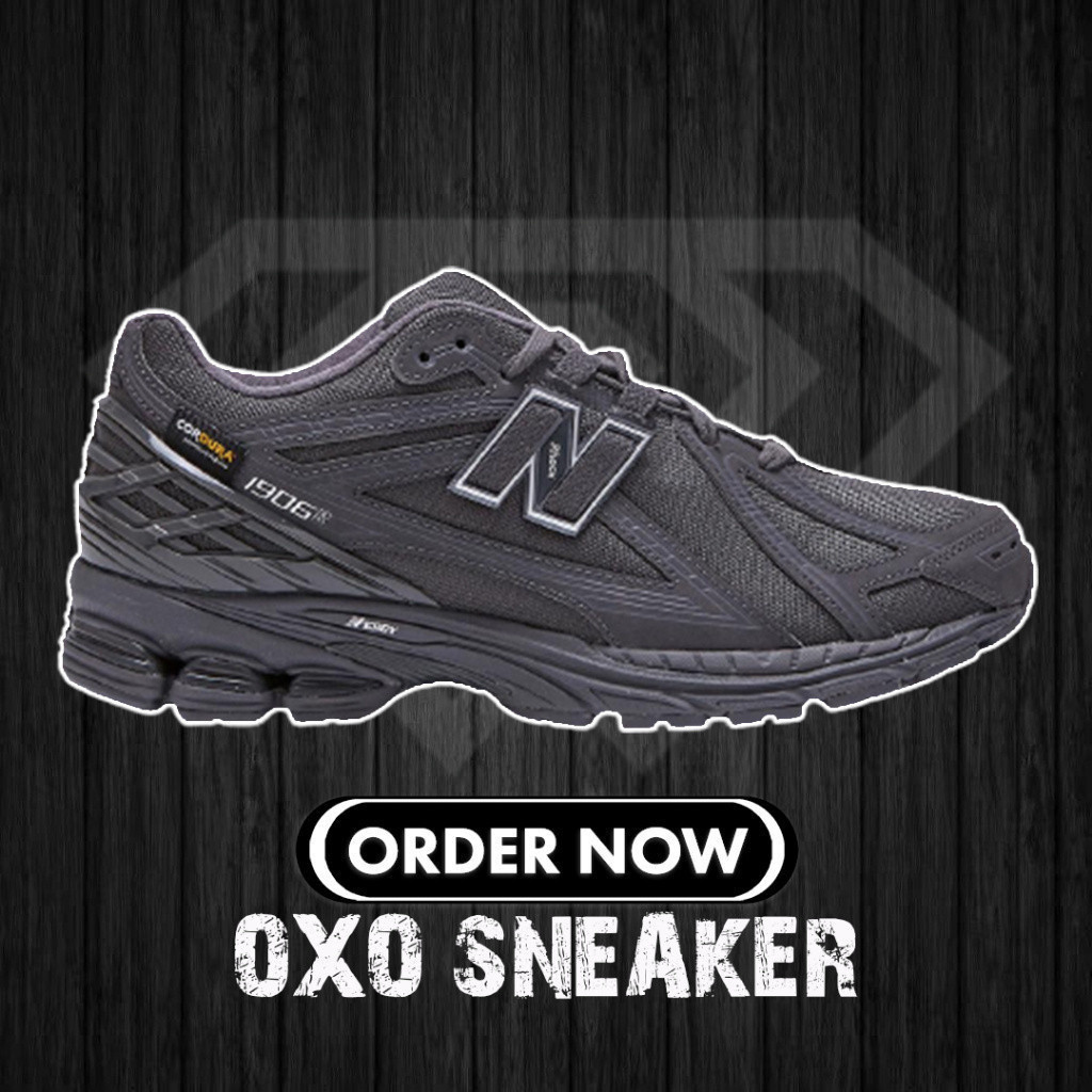 1906r m1906ru ถาดใหม่ Cordura Magnetic Grey 1906r m1906ru รองเท้าผู้ชาย