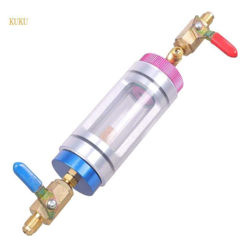 KU* Automotive Air Conditioning R134 Refrigeration Refill Kit สําหรับบรรจุที่แม่นยํา