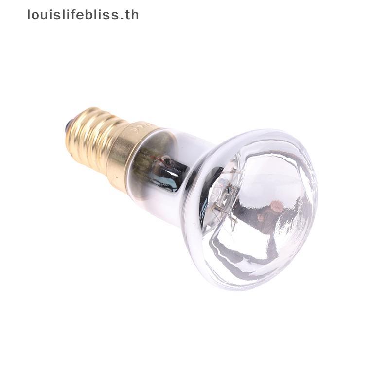 Louislifebliss 1 PC เปลี่ยนโคมไฟลาวา E14 R39 30W 230V Spotlight สกรูในหลอดไฟ Clear Reflector Spot หล