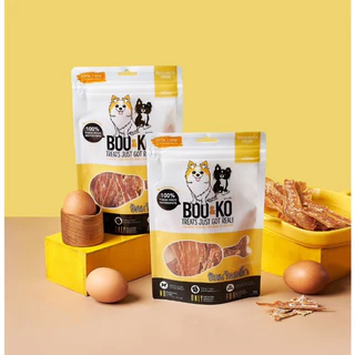 Boo & Ko (Dog) - Chicken Dog Treats Jumbo Pack ขนมสุนัข เนื้อแท้100% ปลอดภัยต่อสัตว์เลี้ยง 500g