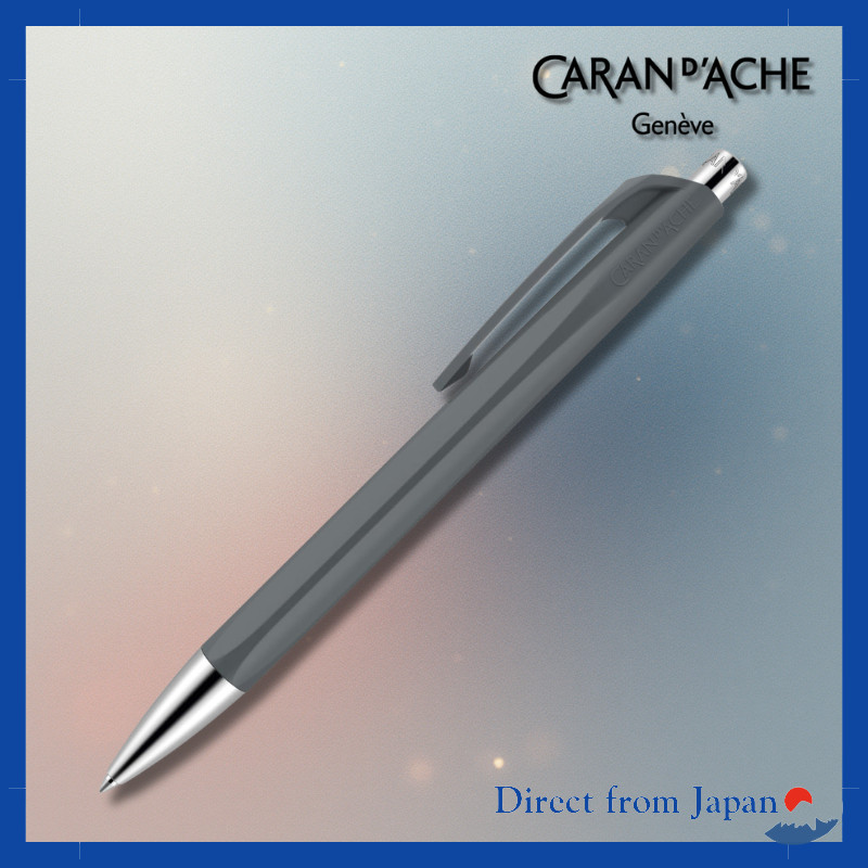 CARAN D'ACHE Ballpoint Pen Oil-Based 888 Infinite Charcoal Gray NN0888-409 Authentic Import