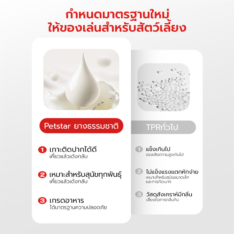 Pet Star لعبة مطاط طبيعي سميكة للكلاب — صورة 3