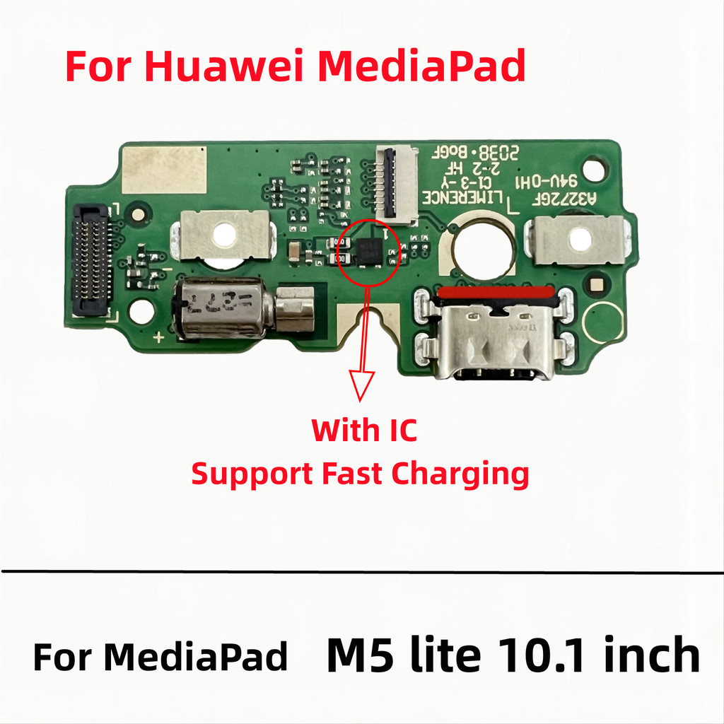 1X USB Charger Dock Board พอร์ตชาร์จ Flex สําหรับ Huawei MediaPad M5 Lite 10.8 SHT-AL09 SHT-W09 10 C