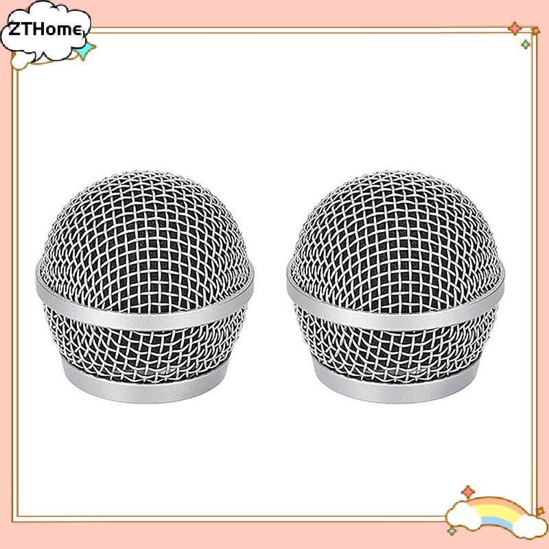 BEK เปลี่ยนไมโครโฟนโลหะ Grille Replacing Professional Party Mic Head Part อุปกรณ์เสริมสําหรับ Shure 