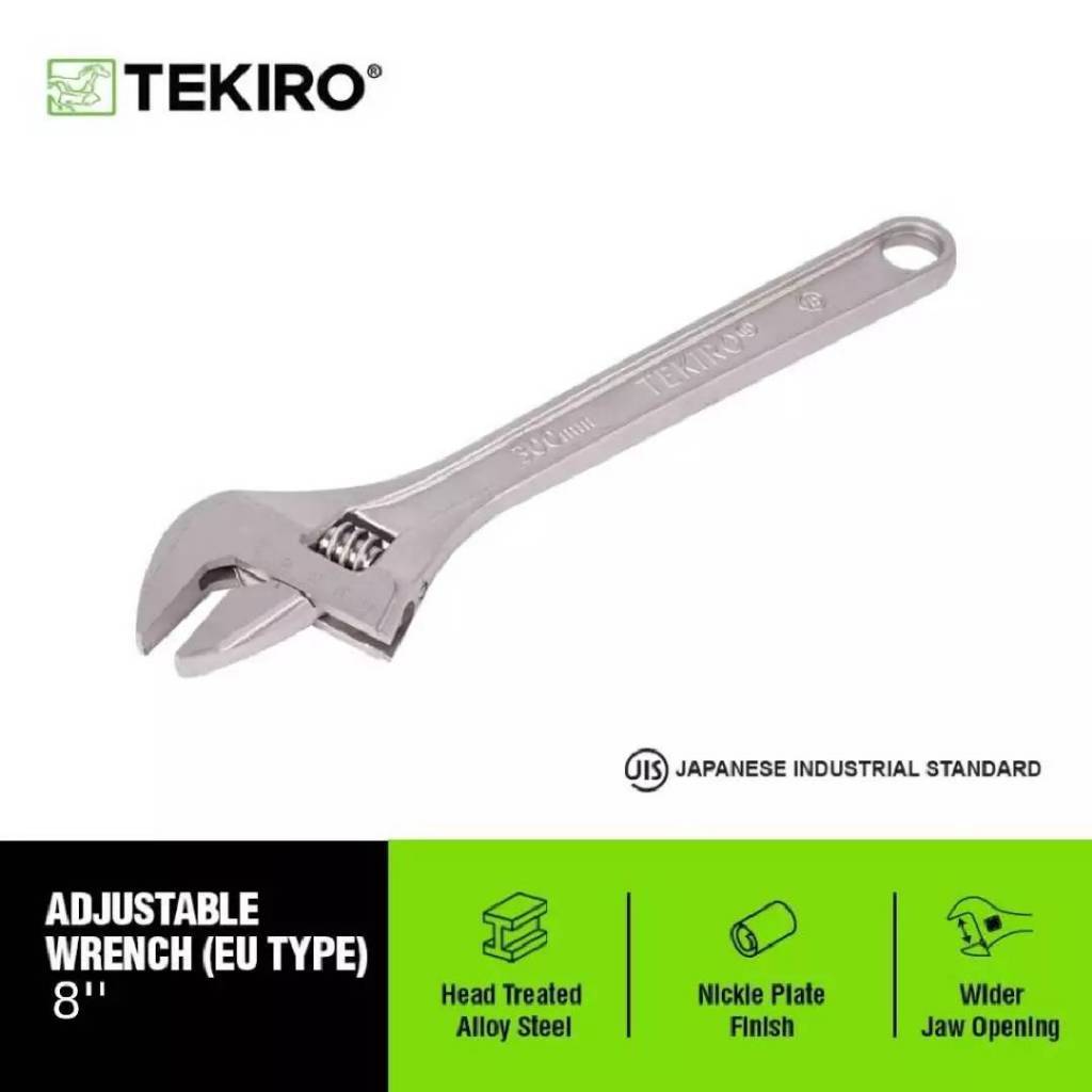 TEKIRO ใหม่ 8 INCH/10 INCH/12 INCH ENGLISH WRENCH (EU TYPE)