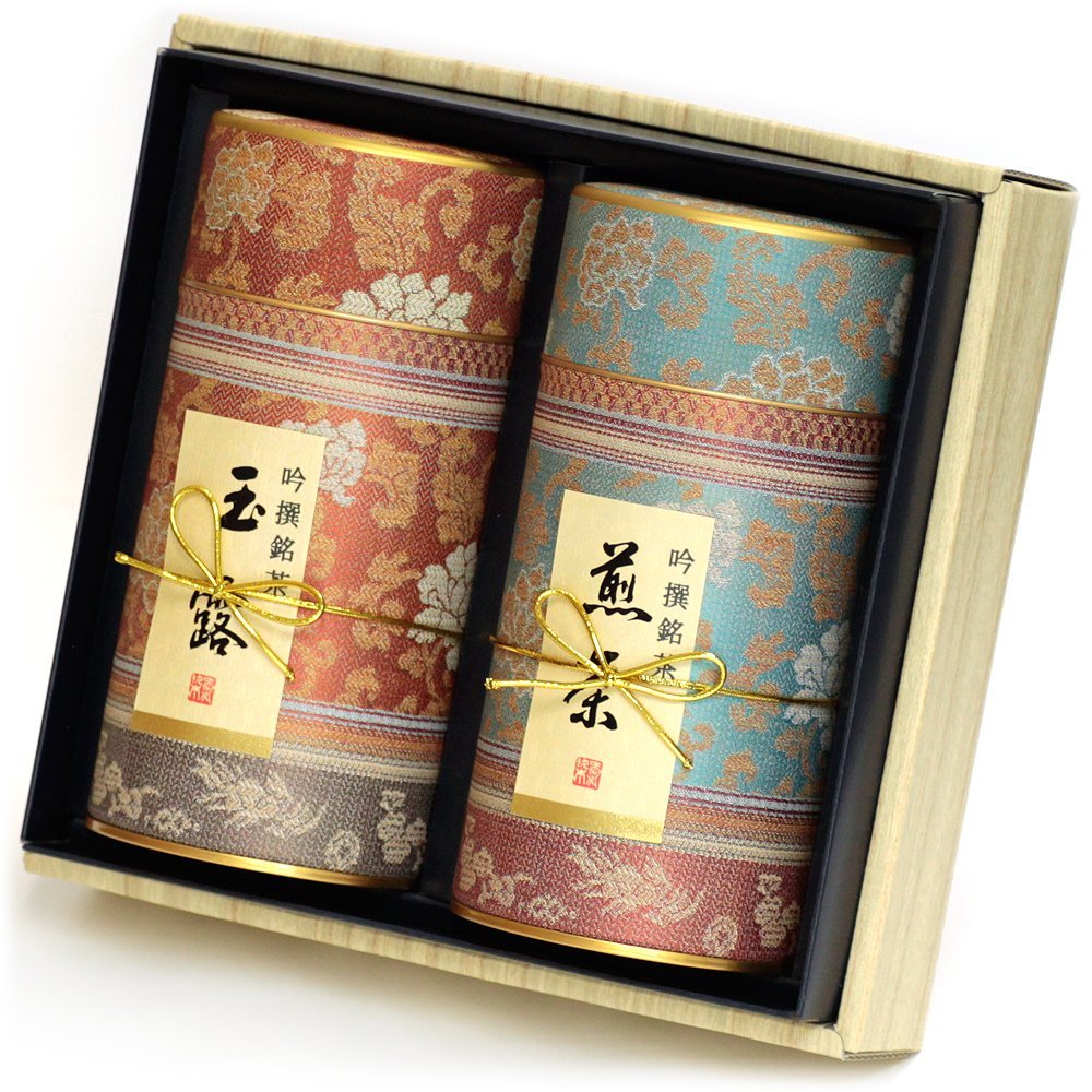 Kyoto Rikyu-en Tea Gyokuro and Sencha Assortment Gyokuro 80g Sencha 80g Year-end gift tea gift set d