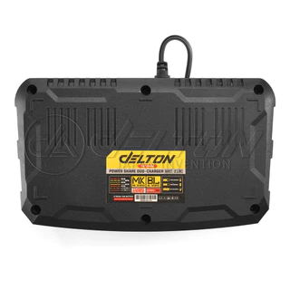 DELTON แท่นชาร์จแบตเตอรี่คู่ แท่นชาร์จไว 20V รุ่น MKT-219C ใช้งานร่วมกับ แบตเตอรี่ DELTON UltraFlex และ TURBO FORCE