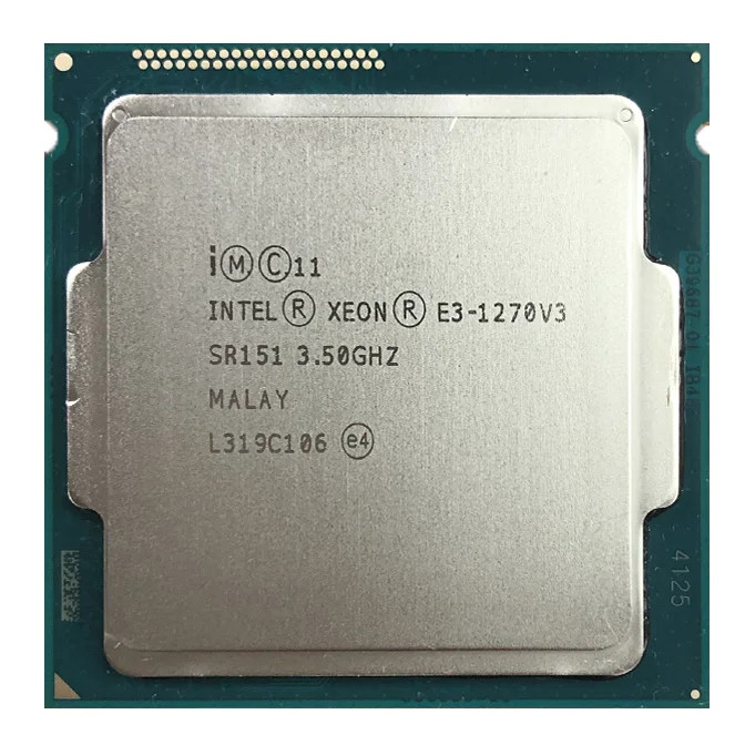ใช้ Intel Xeon E3-270 v3 E3 1270v3 3.5 GHz 4C/8T L2=1M L3=8M 80W LGA 1150