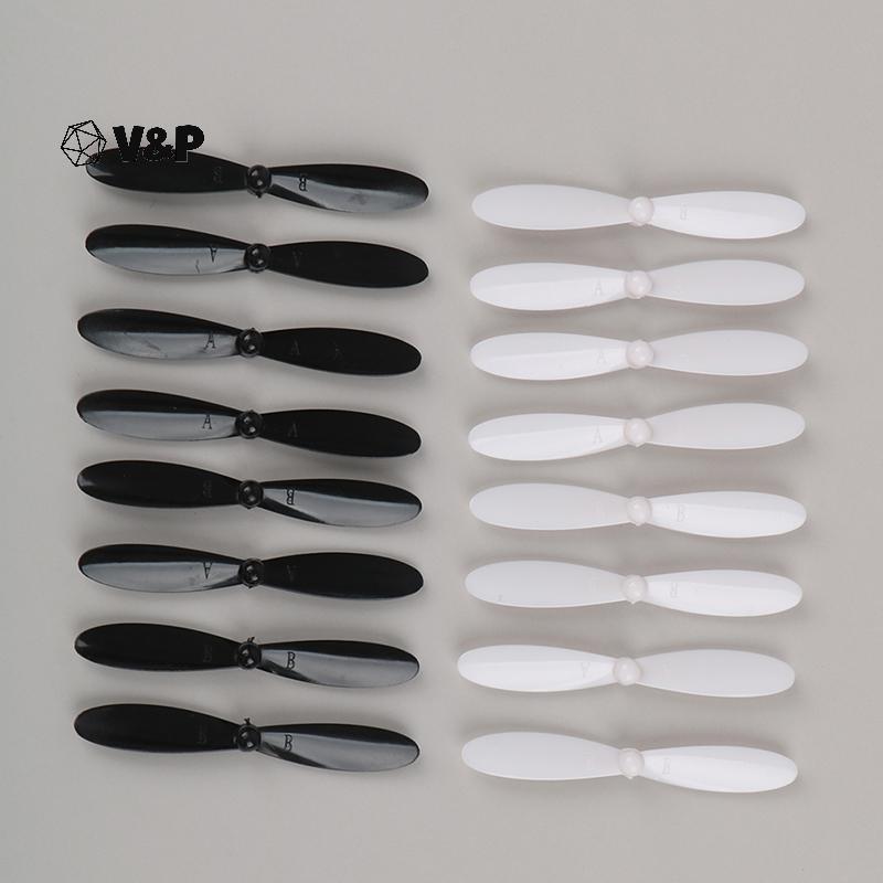 V&P 4 หรือ 20 ชิ้น 55 มม.ใบพัดยาวสําหรับ HUBSAN X4 H107 H107C H107D Quadcopter (2/10 คู่)