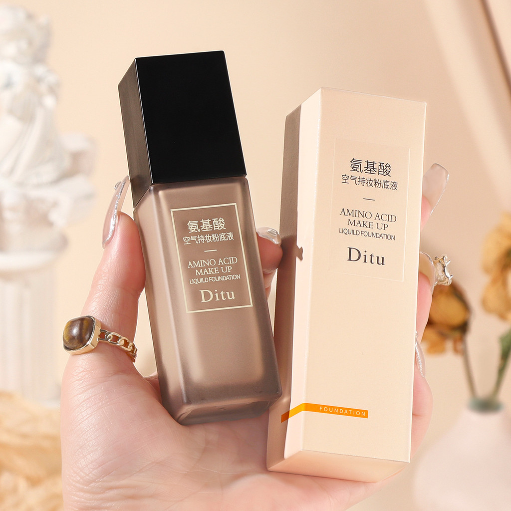 Ditu Amino Acid Air Hold Makeup Liquid Foundation คอนซีลเลอร์ Retouch Skin Tone Repair Face Not Easy