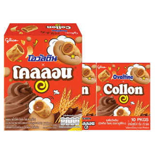 กูลิโกะ โคลลอน บิสกิตโรล รสโอวัลติน 41 กรัม (แพ็ค 10 กล่อง) …