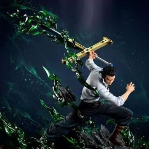 รุ่น Optimized Tianhui Hawkeye สีเขียวเข้ม One Piece Mihawk Hawkeye Shape King Hawkeye One Piece Han