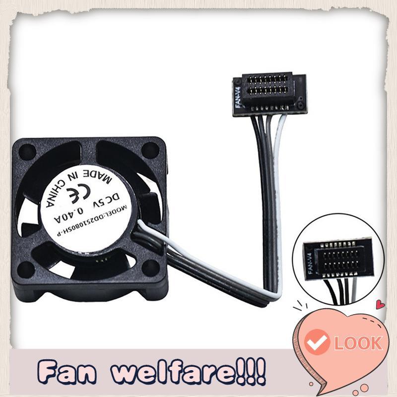 3D เครื่องพิมพ์ Hotend พัดลมระบายความร้อน Mini พัดลมระบายความร้อน PWM อุณหภูมิควบคุมสําหรับ Lab P1S 