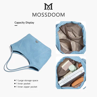 MOSSDOOM Talina Bag กระเป๋าทรงโทสต์ ใบใหญ่สะพายไหล่ จุของได้เยอะ