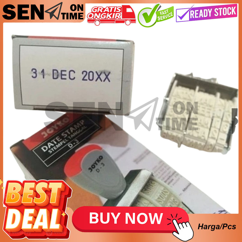 Joico D-3 Date Stamp Manual Date Stamp เครื่องเขียนสํานักงาน Month Date Stamp Joyko D3 อุปกรณ์บริหาร