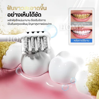 แปรงสีฟันขนเกลียวรังผึ้ง แปรงสไตล์เกาหลี ช่วยขจัดคราบผิวฟันเพื่อให้ฟันขาว(แพ็คคู่/2ชิ้น) คราบหินปูน ฟันเหลือง ฟันดำ
