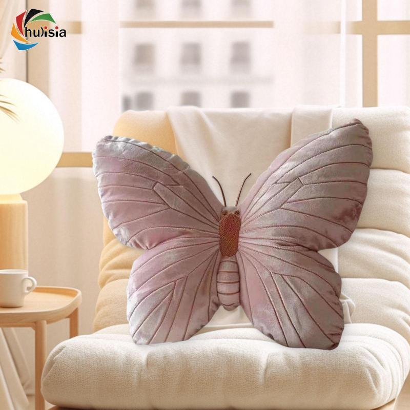 [chulisia] Butterfly Throw Pillow Sofa Throw Cushion Back Cushion สบาย Soft Home