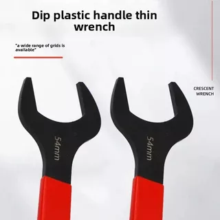 IOEFSGF69 1 ชิ้น U-Shaped Spanner, บางแบนหัวเดี่ยวประแจปลายเปิด, 7-32 มม.เมตริก 15 องศา Offset มุม Blackening Single-Head Fixed ประแจสําหรับ Auto Repair