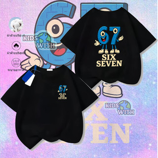 COD(จัดส่งตลอด 24 ชั่วโมง)ตัวละครการ์ตูนแอนิเมชั่น เสื้อที ผ่อนคลาด เสื้อเชิ้ต สำหรับเพศชายและหญิง 100-150CM N4436
