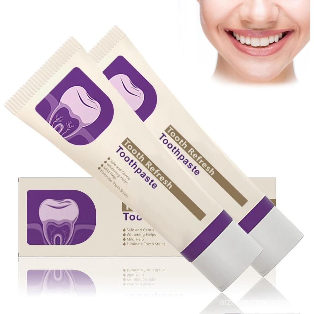 Nature Tooth Refresh Toothpaste, Hydroxyapatite Whitening Toothpaste, Strengthens Enamel & Freshens 