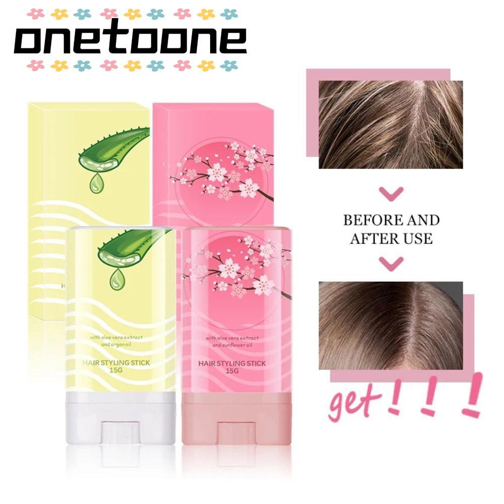 ONETOONE Wax Hair Bar, Non Greasy Portable Hair Wax Stick, Professional Hair Artifact Fixed Fluffy จ