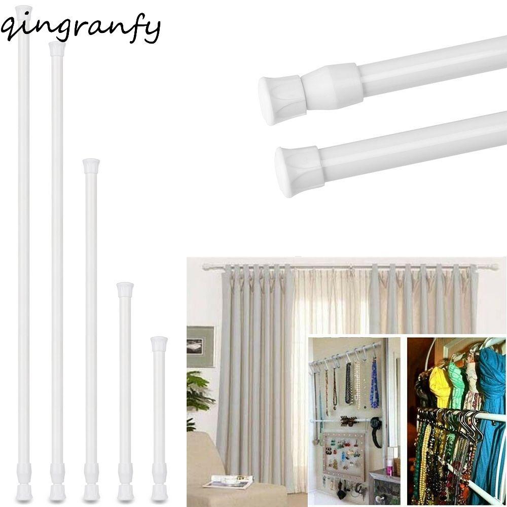 CRANK Telescopic Pole Curtain Rods อเนกประสงค์ผลิตภัณฑ์ห้องน้ํา Net Voile Tension Stick