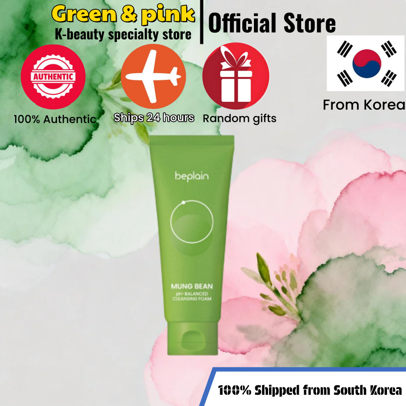 [beplain] Mung BEAN BALANCED CLEANSING FOAM 80ml/ทําความสะอาดล้ําลึก ให้ความชุ่มชื้นอย่างอ่อนโยน ผ่อนคลายและซ่อมแซม
