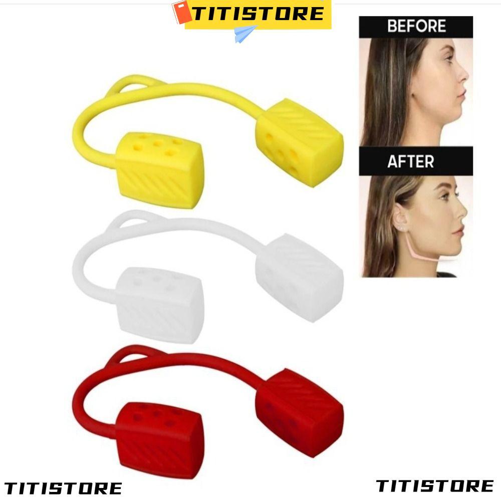 TITISTORE Jaw Exerciser, 30/40/50lbs Jawline Exerciser คอ Toning, ความงามผู้หญิงผู้ชายอัพเกรดกล้ามเน