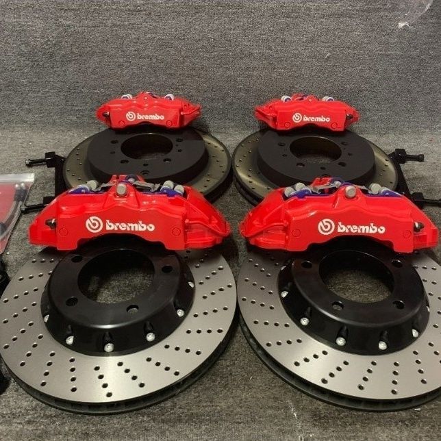 ชุดอัปเกรดเบรก Brembo 18Z หน้า 6 สูบ หลัง 4 สูบ ของแท้ สำหรับ Toyota Prado Land Cruiser