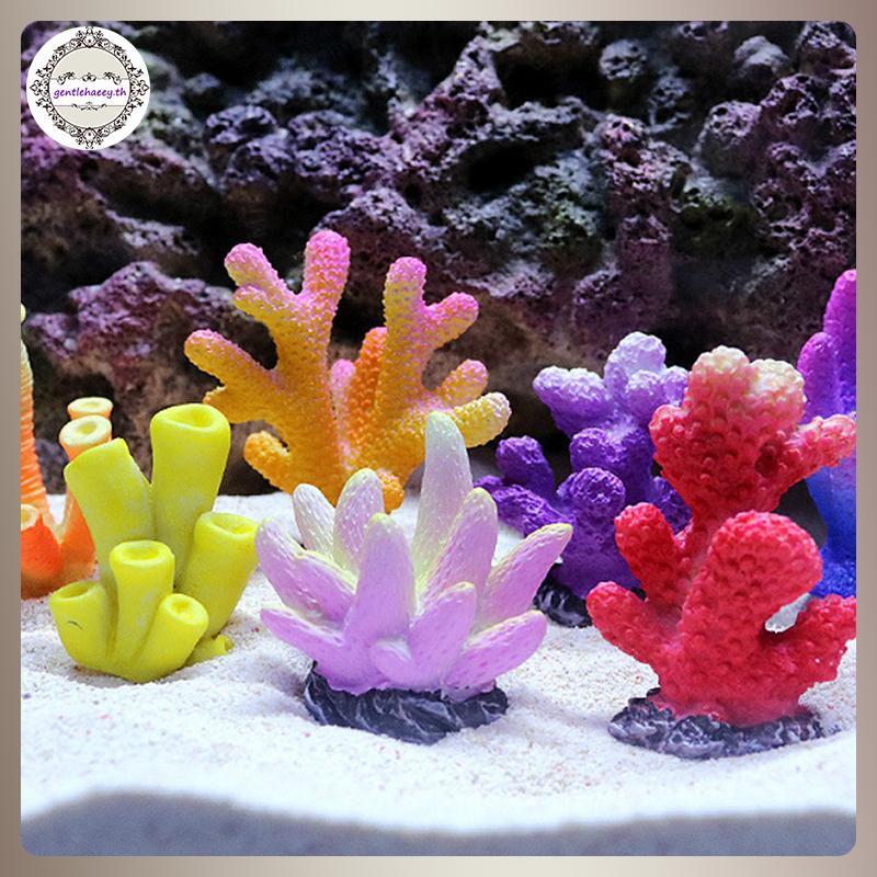 GG ประดิษฐ์ Coral Fish Tank ตกแต่ง Emulates ปลาดาวเรซิ่น Reef ภูมิทัศน์ Aquarium ตกแต่งหัตถกรรมโต๊ะ 