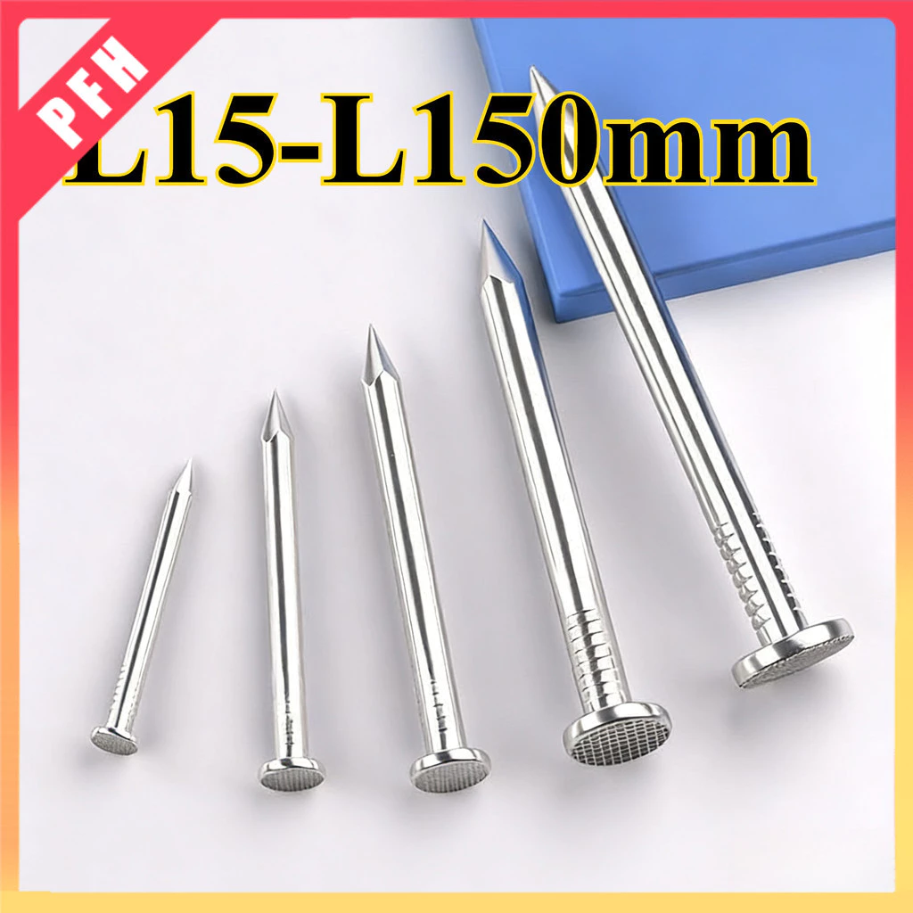 ชุดตะปูสแตนเลส 304 สำหรับงานทุกประเภท พร้อมจัดส่งฟรี L15-150 304 Stainless Steel Nail 0.5-6 นิ้ว (จ-PFH1)