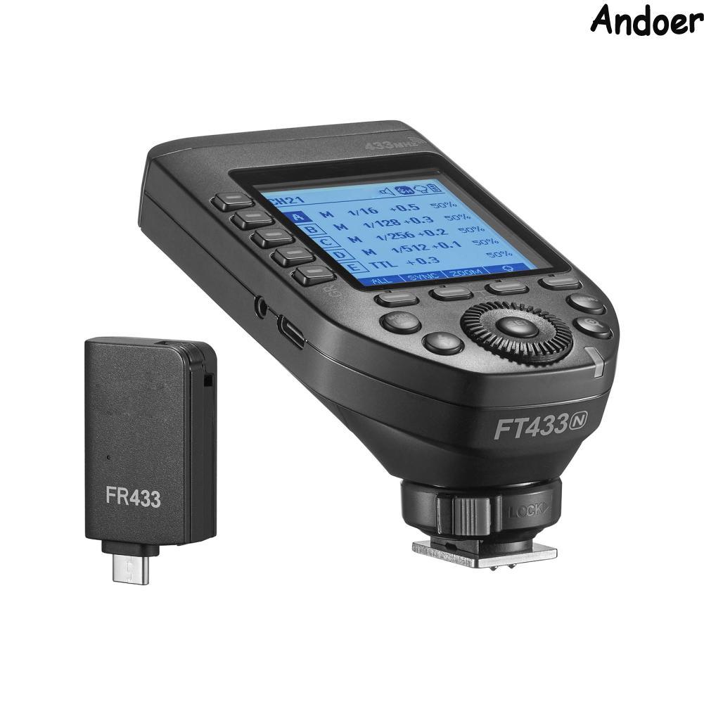 Godox FT433 TTL แฟลชไร้สาย 433MHz สัญญาณควบคุม 1/8000s HSS APP ใช้งานร่วมกับ Nikon Z9 Z8 z7 Z6II Z7I