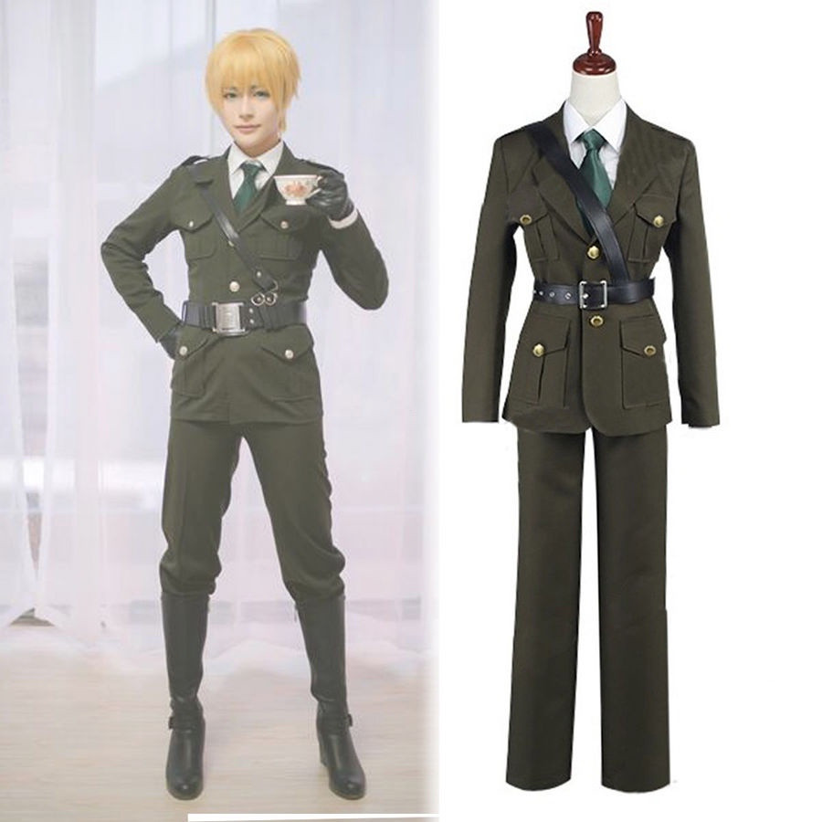 APH Axis Powers Hetalia England UK Arthur Kirkland ชุดคอสเพลย์