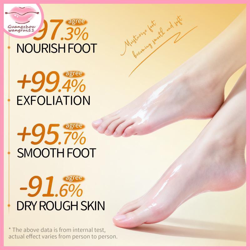 [GZ] SADOER Lemon Foot Mask Moisturizing Whitening Foot Peeling Mask Anti-aging Exfoliating Feet Ped