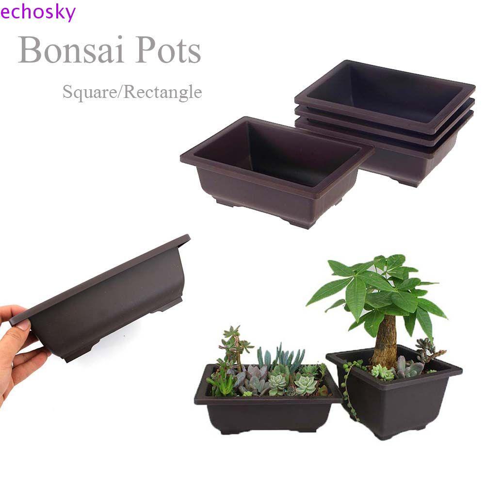 ECHOSKY Nursery Pots Retro Succulents ตกแต่งบ้านระเบียง Planters