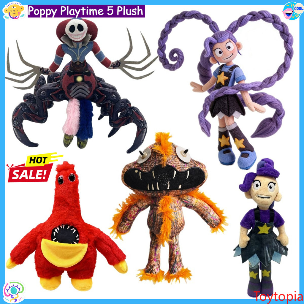 ใหม่ Poppy Playtime ตุ๊กตาสยองขวัญเกมตุ๊กตา Plushie ตุ๊กตาของเล่นหมอนเด็กวันเกิด