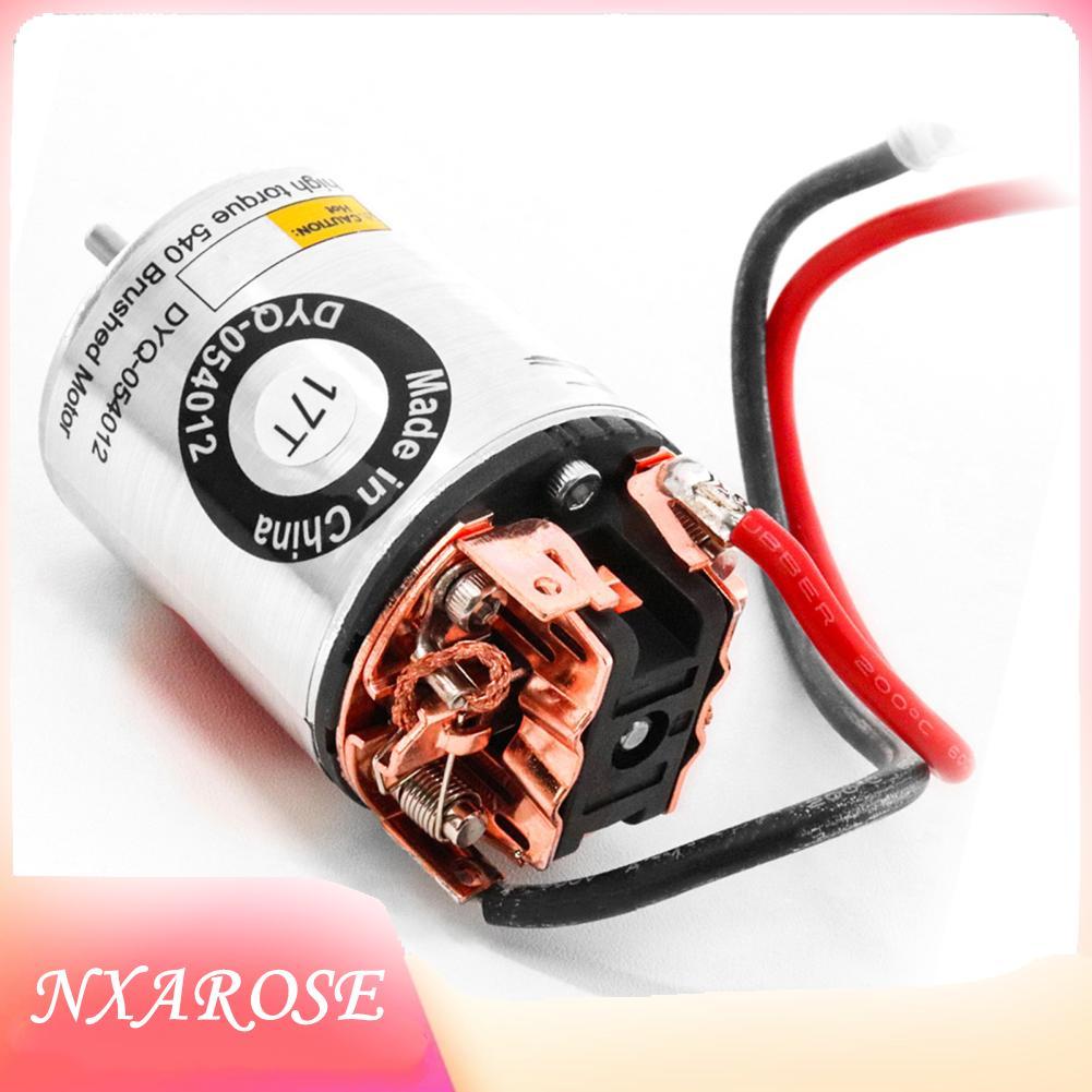 Nxarose 540 แปรงมอเตอร์กันน้ำเปลือกสแตนเลส 40T รถปีนเขาแรงบิดขนาดใหญ่สำหรับ Axial SCX10 AXI03007 90046 Redcat Gen8 Tamiya TT02